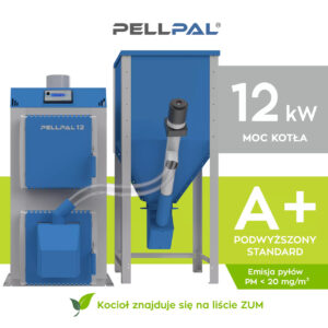 kocioł na pellet pellpal o mocy 12 kw 5 klasa ecodesign
