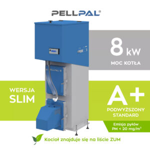 kocioł na pellet pellpal slim o mocy 8 kw