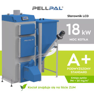 kocioł na pellet pellpal 18 kw sterownik dotykowy lcd