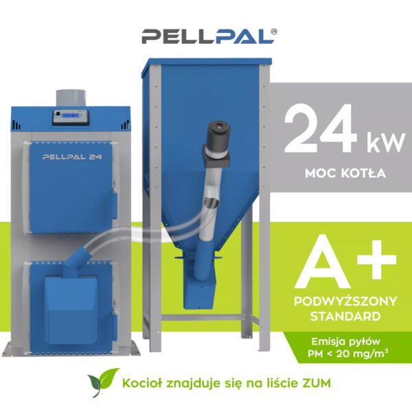 kocioł na pellet pellpal 24 kw